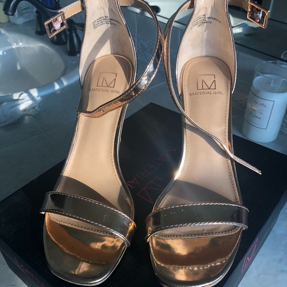 Rose Gold Material Girl Pump